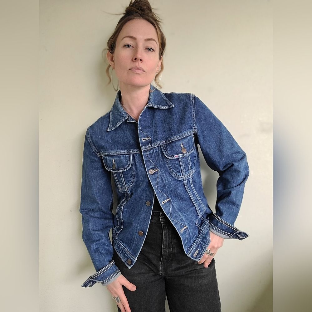 The Inigo Vintage Denim Jacket By US Top M - Picture 7 of 13